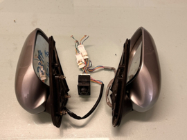 Electric Folding Mirror Set Nissan Micra (March) K11 96301-0A962 + 96302-0A962 + 25570-4M410 (20260804) Used part.