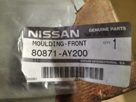 Moulding-front door, left-hand Nissan 80871-AY200 Original