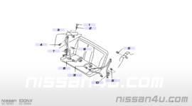Gordelsluiting achterbank Nissan 100NX B13 88842-71Y01 Gebruikt.