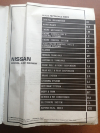 Service manual '' Model A32 series Nissan Maxima A32 '' SM4E-0A32E0 Used part.