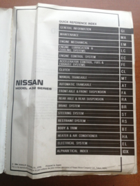 Service manual '' Model A32 series Nissan Maxima A32 '' SM4E-0A32E0