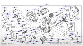 Regeleenheid kachelverwarming Nissan 27730-AX010