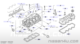 Seal-oil, crankshaft front Nissan Micra K10 13510-01B00