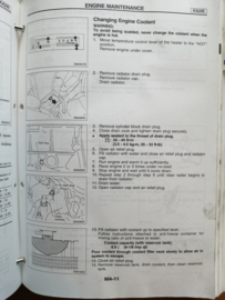Service manual '' Model R20 Supplement Volume 1 '' SM8E-R20E0E Nissan TerranoII
