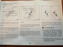 Instructieboekje '' Nissan 100NX B13'' OM1D-0B13G0