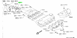 Intake air heater Nissan Cabstar TL0 11065-69T00 Original.