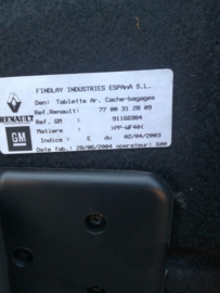 Hoedenplank Nissan Primastar X83 91166984 79910-00Q0E