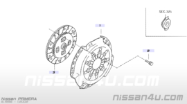 Koppelingsplaat 200mm GA16DE Nissan Primera P11/ WP11 30100-2F000