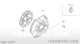 Disc clutch 200mm GA16DE Nissan Primera P11/ WP11 30100-2F000