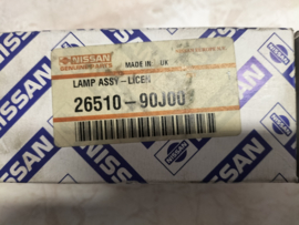 Lamp licence plate Nissan Primera P10 - sedan 26510-90J00 Original.