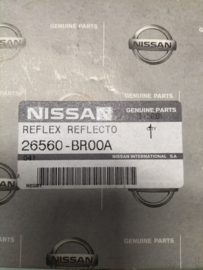 Reflex reflector assy-rear, right-hand Nissan 26560-BR00A Original.