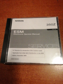 Electronic Service Manual '' Model Z33 series '' Nissan 350Z Z33 SM4E00-1Z33E1E
