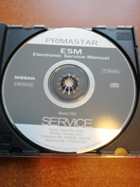 Electronic Service Manual '' Model X83 series 1st revision '' Nissan Primastar X83 SM4E00-1X83E0E