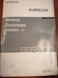 Service manual Nissan Kubistar X76 vanaf 03/2004