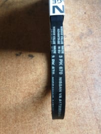 Multiriem 3PK670 Nissan A1720-BX0VA CK12/ E11/ K12 Origineel