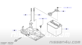 Accuplaat Nissan Micra K11 64860-1F500