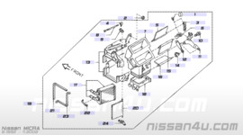 Kachelradiateurhuis Nissan Micra K11 27110-98B11