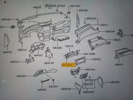 Montagesteun audio links Nissan Qashqai J11 28039-4EA0A