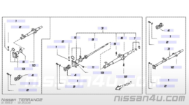 Contactslot met stuurkolom Nissan Terrano2 R20 48810-0F000