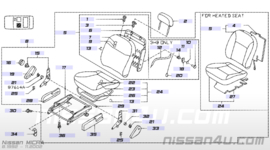 Bestuurdersstoel Nissan Micra K11 87050-96B10