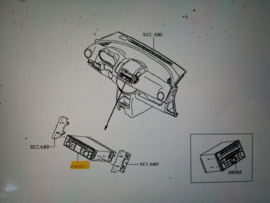 Autoradio CD-speler Nissan 28185-BH30A E11/ J10/ M20M