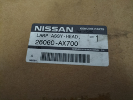 Headlight left Nissan 26060-AX700 Original.