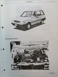 Product bulletin volume 18 '' Nissan Prairie / Sunny 4WD '' introduktie mededeling