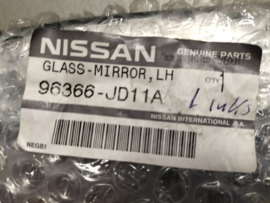 Glass-mirror, left-hand Nissan Qashqai J10/ JJ10 96366-JD11A Original.