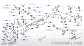 Middendemper Nissan Primera P10 GA16DS 20300-70J1B-GA