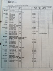 Collision parts catalog model D21 series Nissan King Cab D21 EC-082