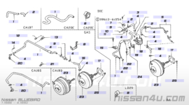 Booster brake Nissan Bluebird T12/ T72 47210-D6000 Used part.