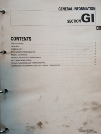 Service manual '' Model 260 series '' Nissan Patrol 4X4