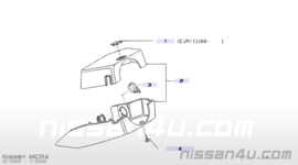 Plug-switch hole Nissan Micra K10 68492-21B10 Used part.
