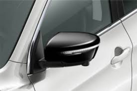 Spiegelkappenset zwart Nissan Qasqai J11 / Nissan X-trail T32 KE960-4E5BZ