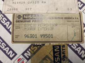 Outside mirror Nissan 96301-Y9501 Original
