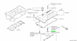 Seal-oil, rocker cover SR20DE/ SR20DI Nissan 13270-53J13 B13/ C23/ N14/ P10/ W10 Original.