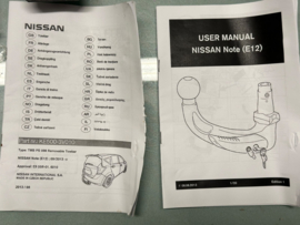 Trekhaak met afneembare kogel Nissan Note E12 KE500-3V010 Origineel.