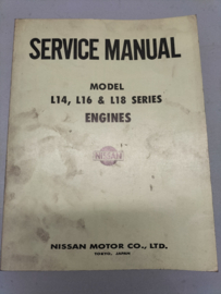 Service manual '' Model L14, L16 & L18 series engines '' SM4E-0L18G1 Used part.