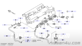 Brandstofslang Nissan Micra K11 16441-50B07