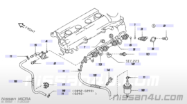 Brandstofgalerij Nissan Micra K11 17520-41B02 + 16600-41B02