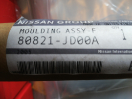 Moulding assy-front door outside, left-hand Nissan Qashqai J10/ JJ10 80821-JD00A Original.