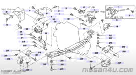 Montagebout motorsteun Nissan 11298-0M000 N15/Y10