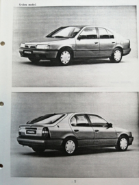 Product bulletin volume 28 '' Nissan Primera P10 '' introductie mededeling