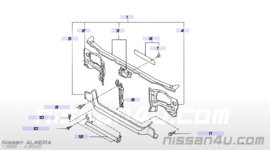 Vertikale steun radiateurframe Nissan Almera N15  62550-0M030