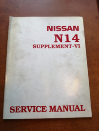 Service manual '' Model N14 series '' Supplement VI SM4E-N14SE0 Nissan Sunny N14