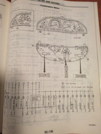 Service manual '' Model S13 series - 200SX '' Supplement I SM0E-S13SG0 Used part.