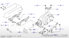 Manifold intake QG15DE Nissan Almera N16 14001-BM520