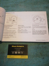 Instructieboekje '' Nissan Primera P12'' OM1D-0P12E0E