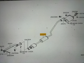 Middendemper K9K/ YD22DDT Nissan Almera N16 20300-5M570 Gebruikt.