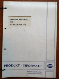 Produktinformatie Datsun Bluebird en concurenten